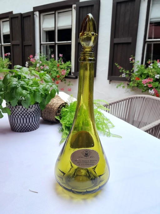Caraffa verde Empoli italiana vintage. Anni '60/'70.
