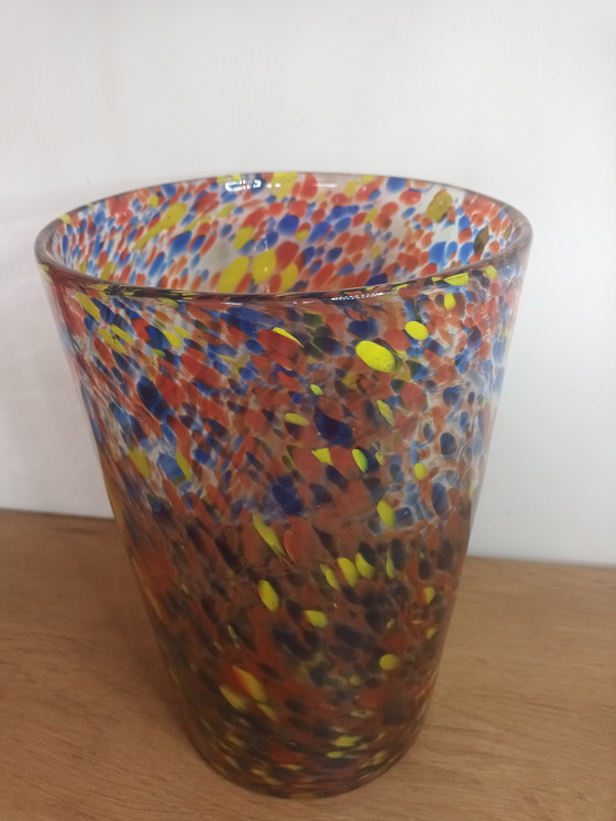 Image 1 of Large Murano "Millefiori" vase.