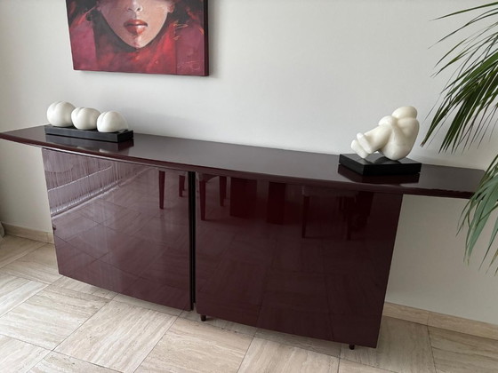 Image 1 of Bordeaux red sideboard