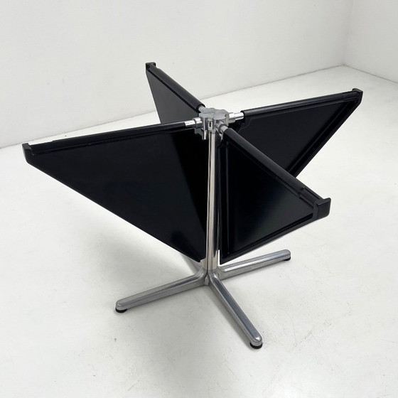Image 1 of Black Plana Folding Table by Giancarlo Piretti for Castelli, 1970s