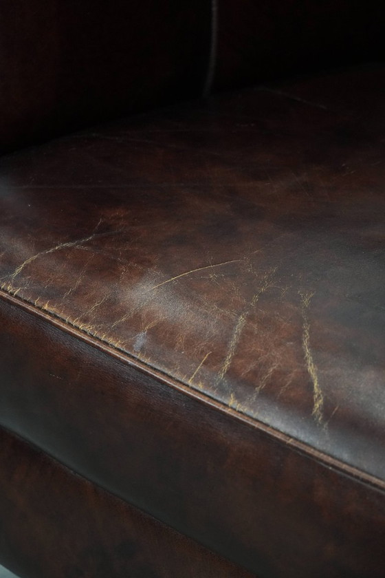 Image 1 of Sillón de piel de vaca con carácter