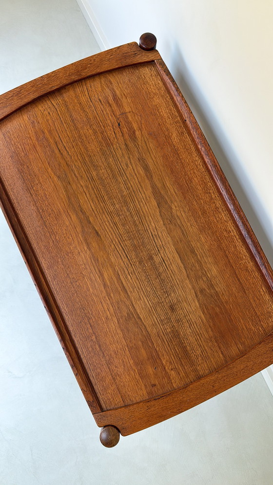 Image 1 of Vintage Danish Teak Wooden Trolley Bernstorffsminde