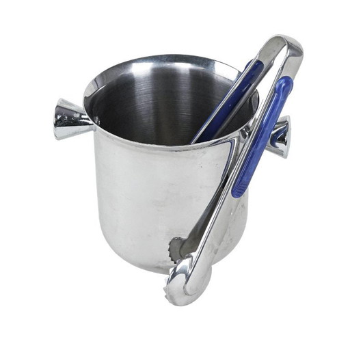 Secchiello per il ghiaccio, design italiano, anni '70, prodotto in Italia