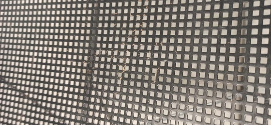 Image 1 of Niels Jørgen Haugesen X Line perforated metal chair 