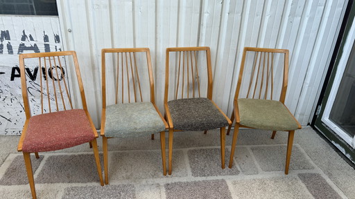 Eetkamerstoelen Casala du milieu du siècle 