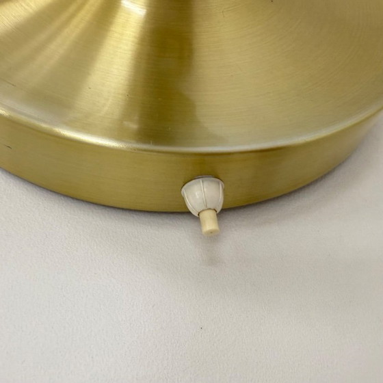 Image 1 of Lampada a disco honsel space age di design di metà secolo, anni '70, attribuita a Charlotte Perriand per les arcs