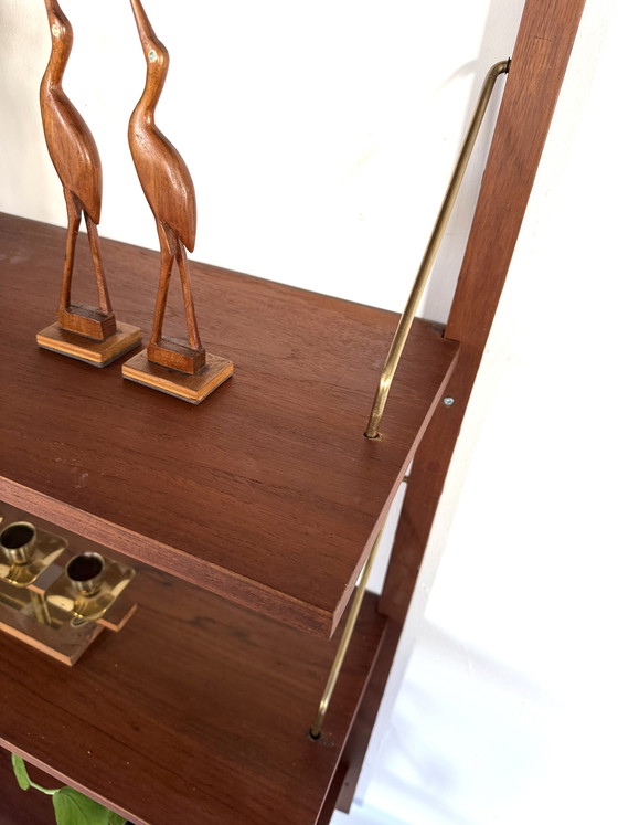 Image 1 of Sistema a parete vintage in teak, Poul Cadovius '60