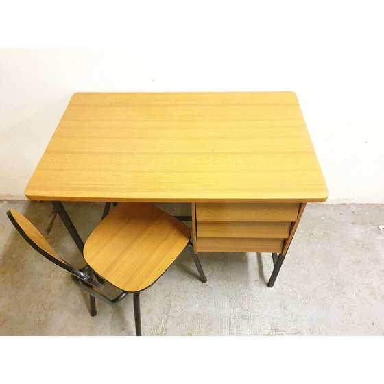 Image 1 of Vintage desk and chair Gino 1970