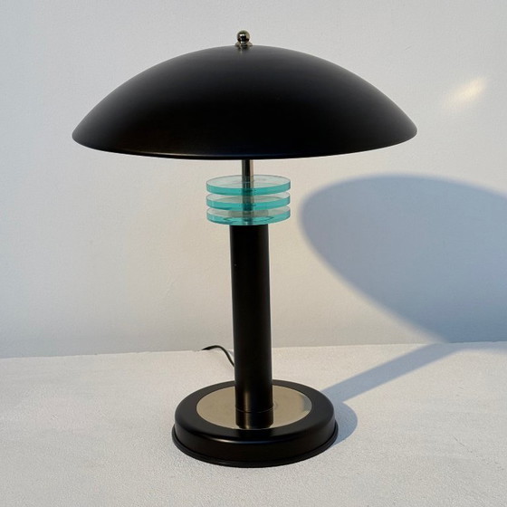 Image 1 of Table/desk lamp 1980s art deco model