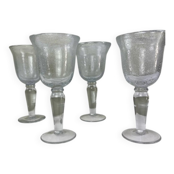 Große Blasengläser – Gläser & Karaffe, Crystal, Glass, Vintage (photo 2 of 12)