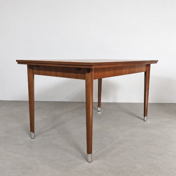 Tavolo da pranzo vintage allungabile in teak – anni '60/'70 – Mid-Century – Tavoli da pranzo, Legno (photo 2 of 8)