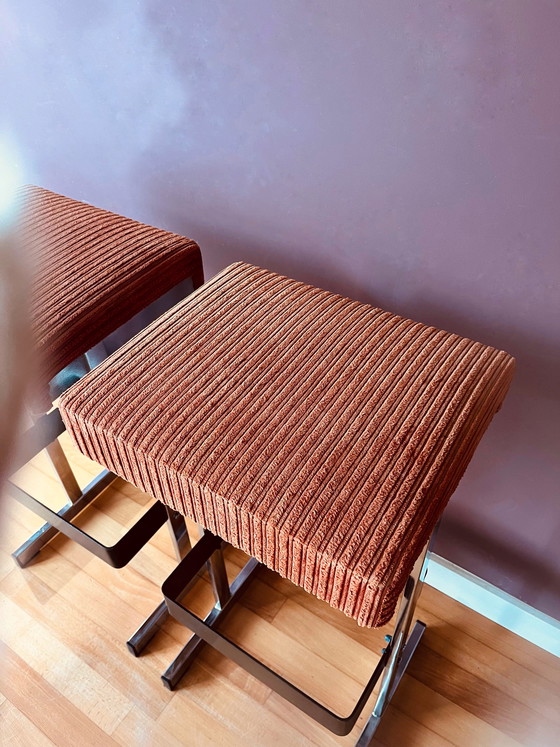 Image 1 of Ensemble de tabourets design années 70