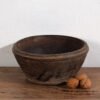 Cuenco antiguo de madera maciza (c.1900) #16 (photo 9 of 22)