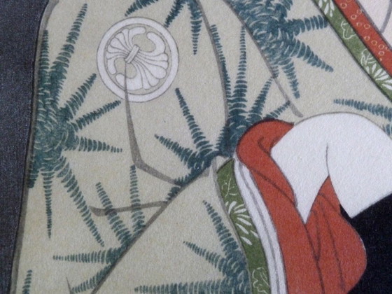 Image 1 of Serie di tre incisioni di Toshusai Sharaku