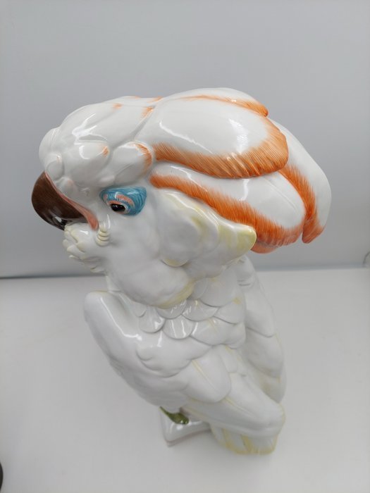 Image 1 of Meissen - Paul Walther - Statue, Cockatoo - 47 cm - Porcelain