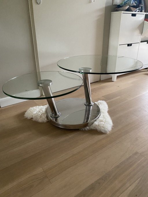 Table pivotante en verre Signet de Kesterport Design