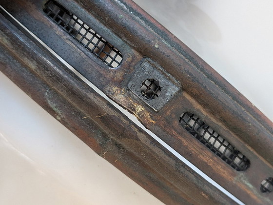 Image 1 of Paire de suspensions vintage style « Luzette » – Bauhaus / Art déco français – Recâblées