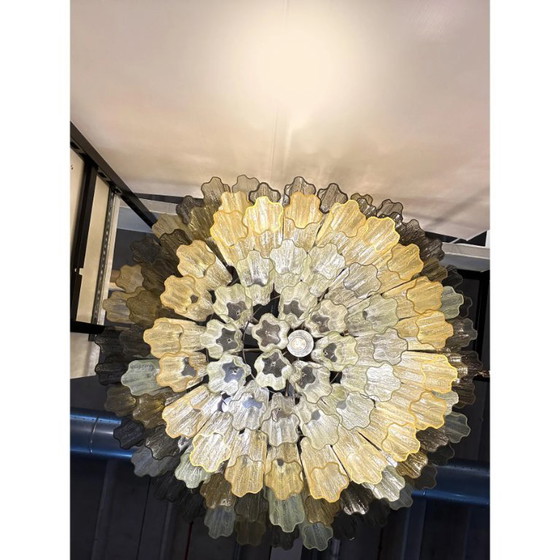Image 1 of Lampadario Tronchi di lusso in vetro di Murano – Ambra e fumé di Simoeng