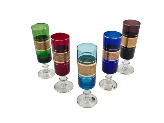 Image 1 of 5 Italiaanse vintage Champagne glazen