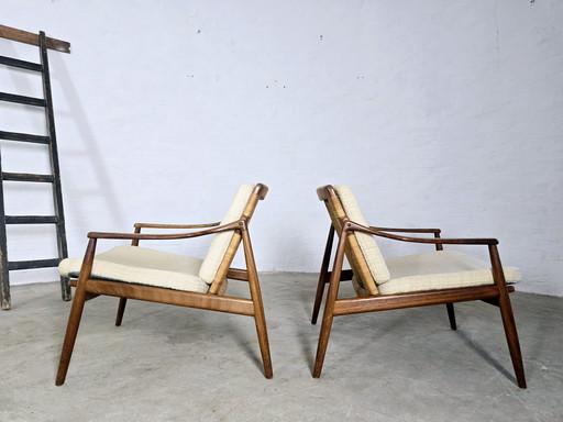 Hartmut Lohmeyer Set Mid Century anni '60 e '70 Panche Poltrone Poltrona Vintage Suite