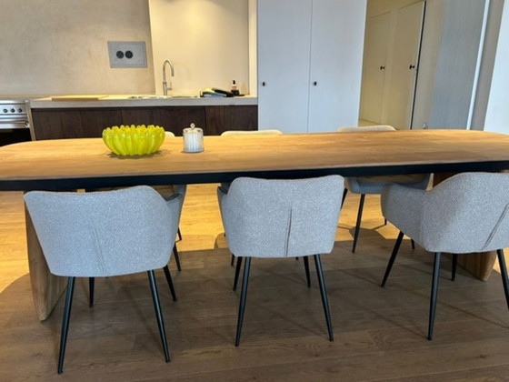 Image 1 of 8 dining chairs