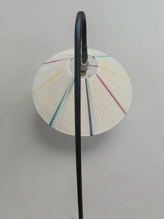 Lampada da lettura a treppiede, Francia, anni '50 – Lampade da terra, Metal, Brass, Retro (photo 6 of 9)