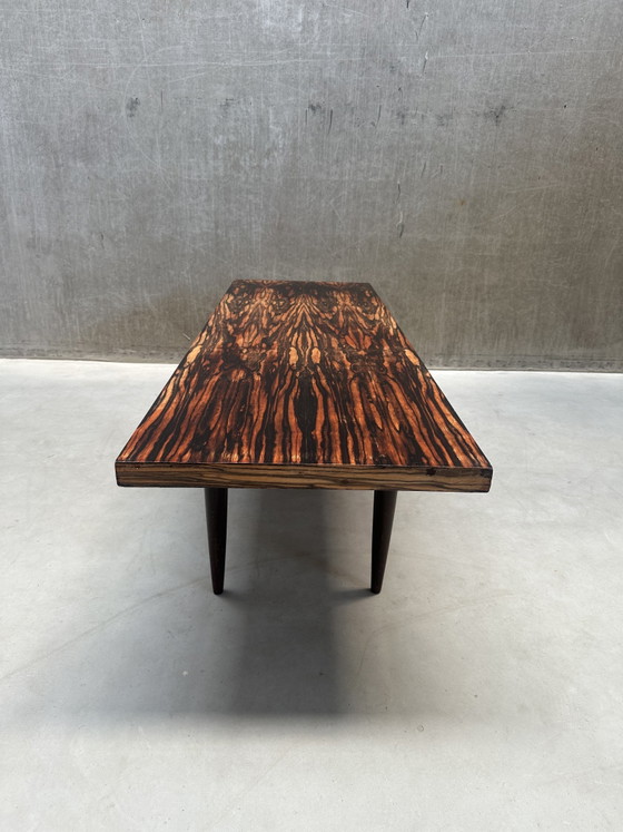 Image 1 of Vintage Macassar coffee table / side table - ebony