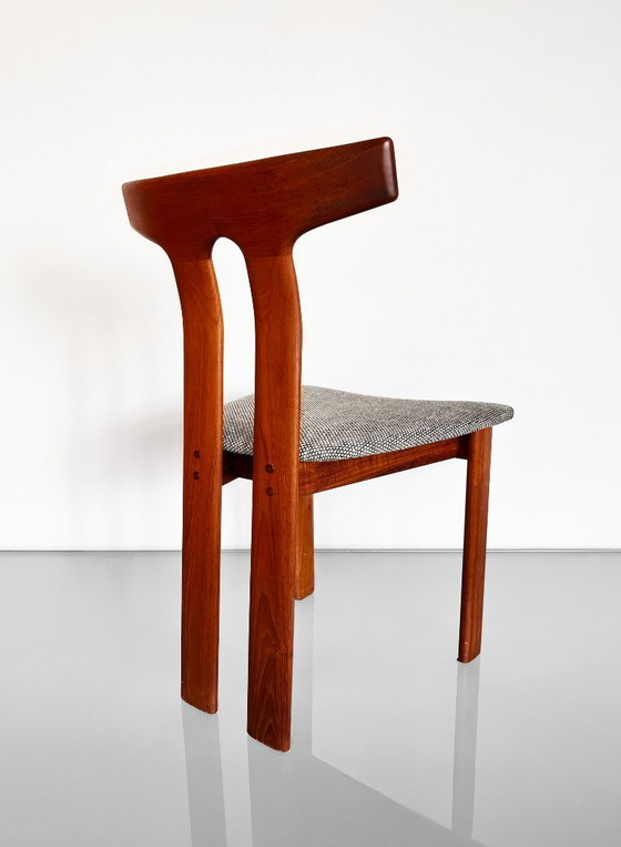 Juego de dos sillas T raras fabricadas en Dinamarca – A.B.J. Møbler, Sillas de comedor, Wood, Vintage (photo 5 of 20)