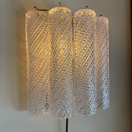 Image 1 of Italiaanse Murano tube glazen wandlamp
