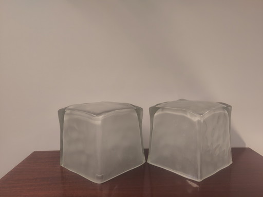 2x IKEA Iviken Ice Cube Lampen