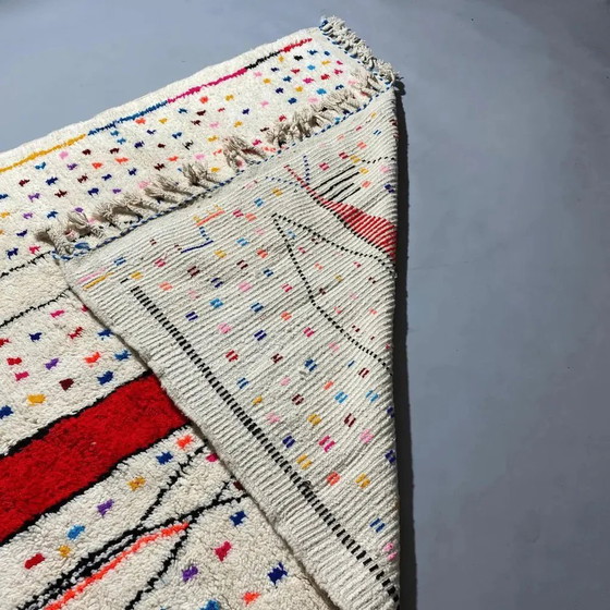 Image 1 of Tapis berbère azilal tissé main artisanale authentique 150/250 cm