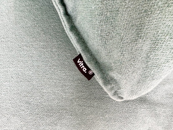 Image 1 of Original Vitra Mariposa three seater sofa turquoise design couch office