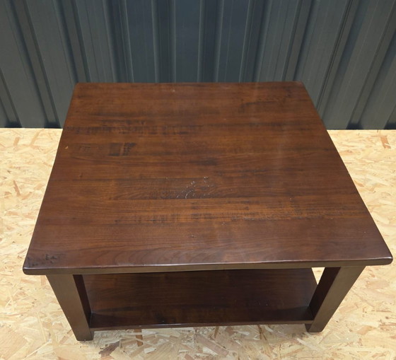 Image 1 of Tavolino da caffè vintage in legno di ciliegio.