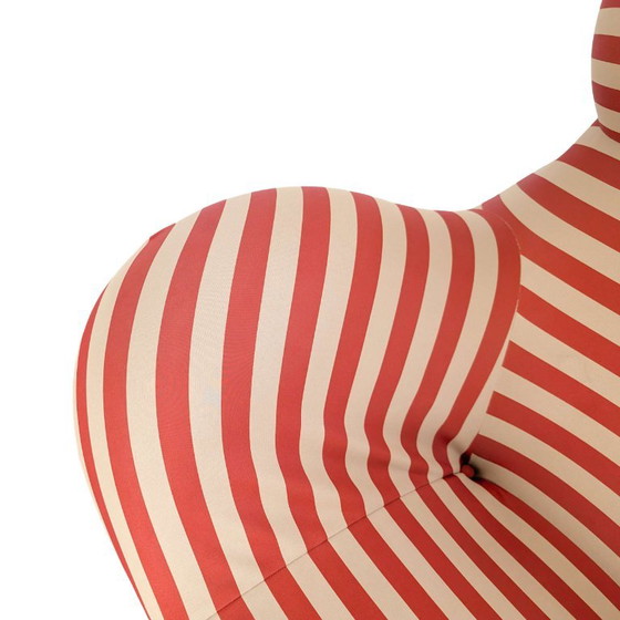Gaetano Pesce UP Armchair with Ottoman B&B Italia Vintage Orange, Textile, Beige (photo 8 of 13)