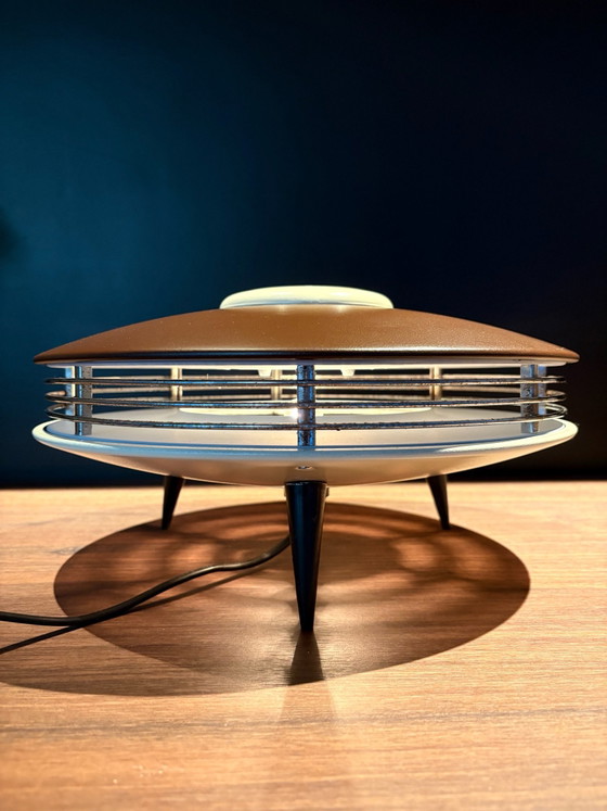 Vintage UFO lamp (space age) – Table lamps, Metal (photo 6 of 10)
