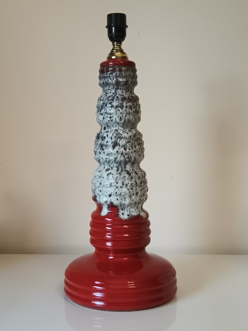 Fat lava keramische lamp