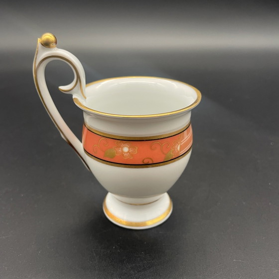 Freiberger Porzellan Mocha Cup with Gold Decoration, Sachsen Germany, Freiberger Porzellan, Sachsen, Crockery (photo 3 of 10)