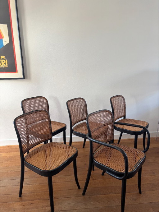 5 sedie Thonet originali – fabbrica Ligna