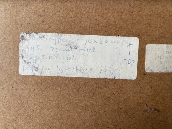 Image 1 of Thea Figee ha il suo monotipo "Zonder Titel".