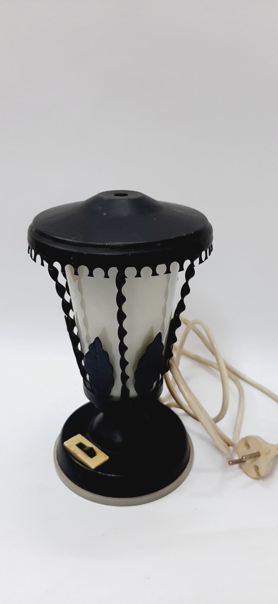 Image 1 of Vintage Wrought Iron Electric Lamp