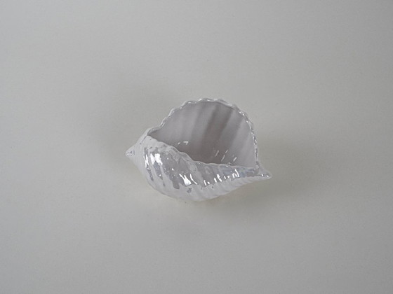 Image 1 of Decorative porcelain seashell, Italian design, 1970s, production: Italy