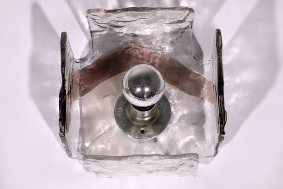 Image 1 of Lampe murale Carlo Nason en verre de Murano pour Kalmar, Autriche, années 1960