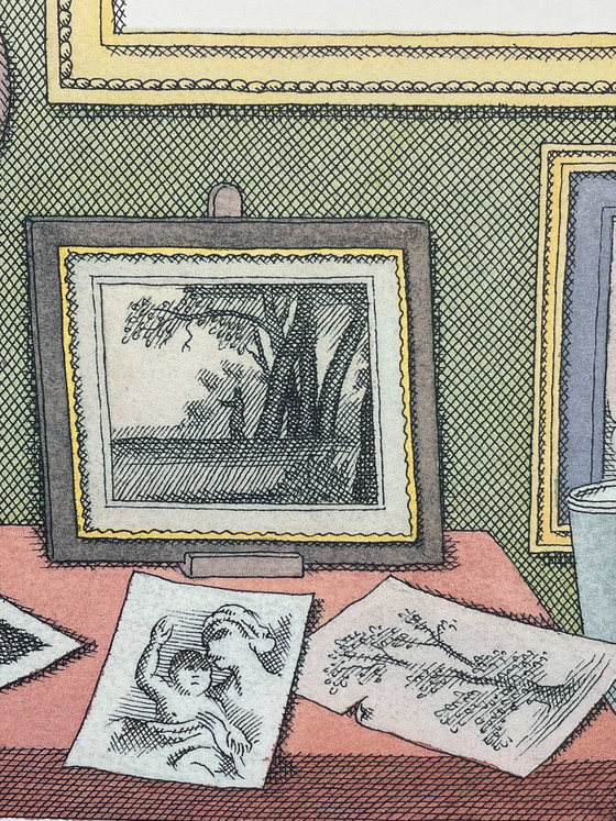Originele poster van Pierre Le-Tan – Salon du Dessin, Parijs (2001) – Paper (photo 4 of 5)