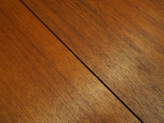 Image 1 of Mesa redonda de teca, diseño danés, años 70, producción: Dinamarca