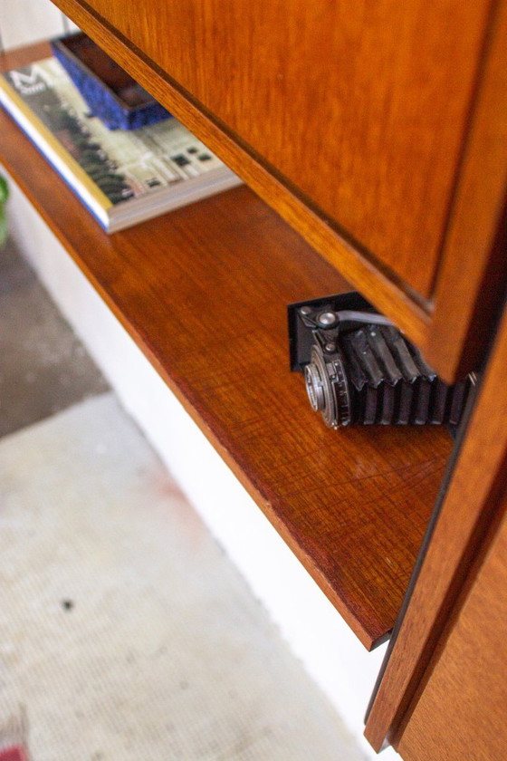 Image 1 of Mensola vintage in teak, mensola a muro, credenza, metà del XX secolo, anni '60