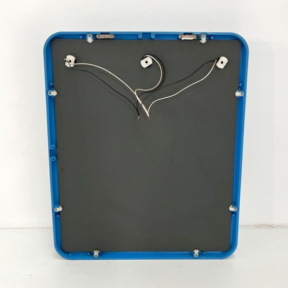 Image 1 of Blue Bathroom Set with Mirror from Gedy, 1970s