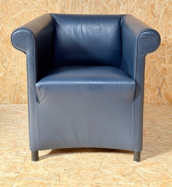 Image 1 of Poltrona Wittmann Petrol Leather Club Paolo Piva