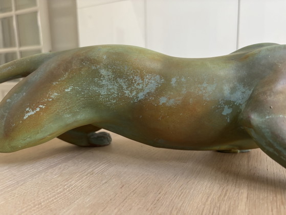 Scultura di pantera in bronzo in stile Art Déco – Sculture, Bronze (photo 10 of 15)