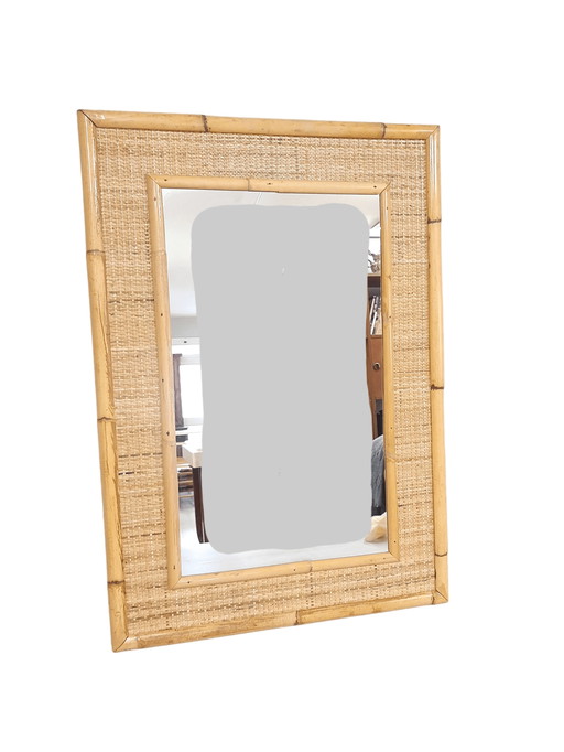 Bamboo mirror, 1970s