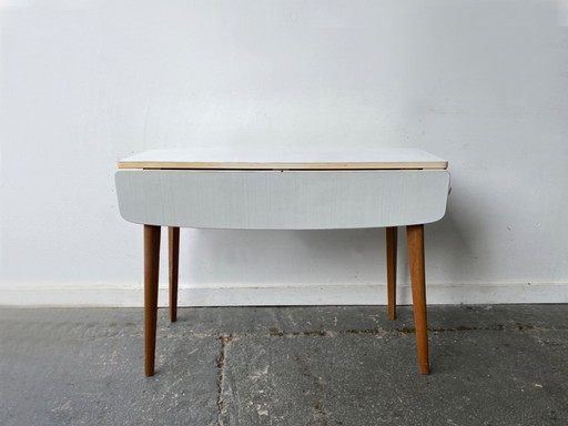 1960s Mid-Century extending drop leaf kitchen table